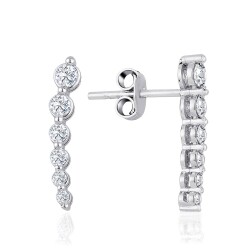 0.44 Carat Diamond Trend Earrings 