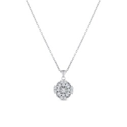 0.45 Carat Diamond Baguette Necklace - 1