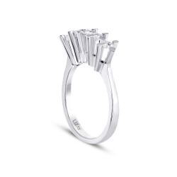 0.45 Carat Diamond Five Stone Ring - 2