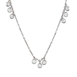 0.45 Carat Diamond Stone Necklace - 2