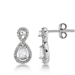 0.46 Carat Diamond Earrings - 1