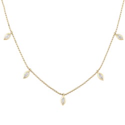 0.47 Carat Diamond Stone Necklace - 2