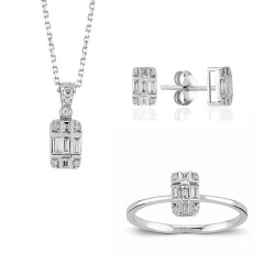 0.48 Carat Diamond Baguette Set 