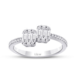 0.50 Carat Diamond Baguette Ring - 1