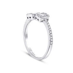 0.50 Carat Diamond Baguette Ring - 2