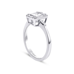 0.50 Carat Diamond Baguette Ring - 2