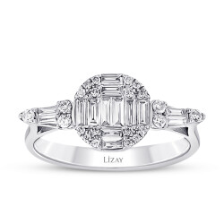 0.50 Carat Diamond Baguette Ring - 1