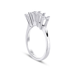 0.50 Carat Diamond Five Stone Ring - 2