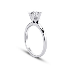 0.50 Carat Diamond Solitaire Ring - 2