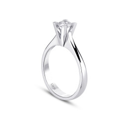 0.50 Carat Diamond Solitaire Ring - 2