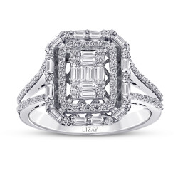 0.51 Carat Diamond Baguette Ring - 1