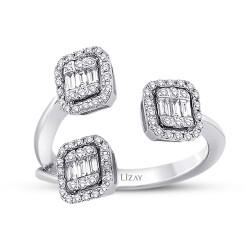 0.53 Carat Diamond Baguette Ring - 1