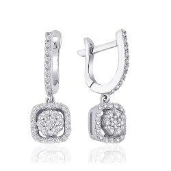 0.53 Carat Diamond Trend Earrings 