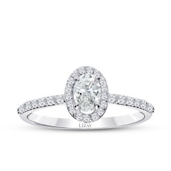 0.55 Carat Diamond Drop Ring - 1