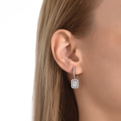 0.57 Carat Diamond Earrings 