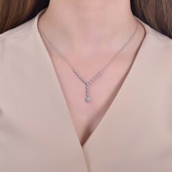 0.57 Carat Diamond Necklace - 3