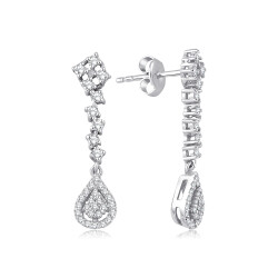 0.61 Carat Diamond Earrings 