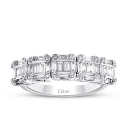 0.62 Carat Diamond Baguette Ring - 1