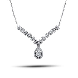 0.63 Carat Diamond Necklace - 1