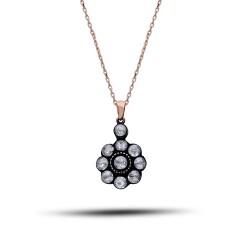 0.65 Carat Diamond Rose Necklace - 1