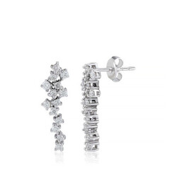 0.67 Carat Diamond Earrings - 1