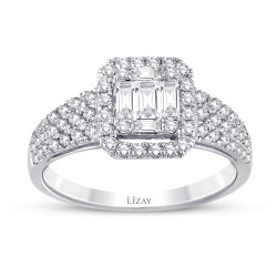 0.73 Carat Diamond Baguette Ring - 1