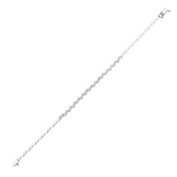 0.76 Carat Diamond Tennis Bracelet - 1