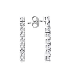 0.79 Carat Diamond Earrings - 1