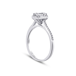 0.91 Carat Diamond Baguette Ring - 2