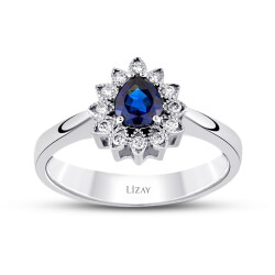 0.92 Carat Diamond Sapphire Ring - 1