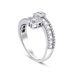 1.01 Carat Diamond Baguette Ring - 2