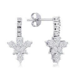 1.05 Carat Diamond Earrings 