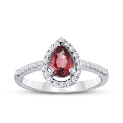 1.05 Carat Diamond Ruby Ring - 1