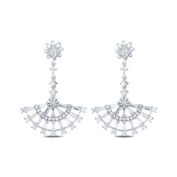 1.12 Carat Diamond Baguette Earrings - 2