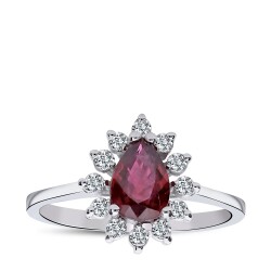 1.14 Carat Diamond Ruby Ring - 1