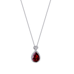 1.15 Carat Diamond Ruby Necklace - 2