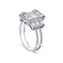 1.32 Carat Diamond Baguette Ring - 2