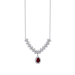 1.53 Carat Diamond Ruby Necklace - 2