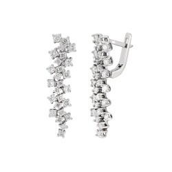 1.75 Carat Diamond Earrings 