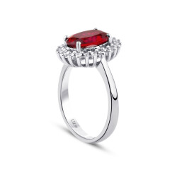 2 Carat Diamond Ruby Ring - 2