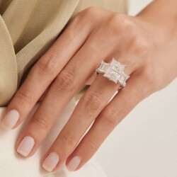 2.13 Carat Diamond Baguette Ring 