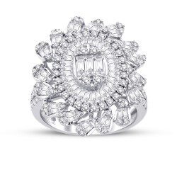 2.13 Carat Diamond Baguette Ring - 1