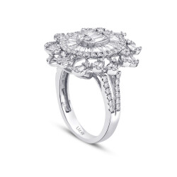 2.13 Carat Diamond Baguette Ring - 2