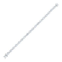 3.63 Carat Diamond Baguette Bracelet - 1