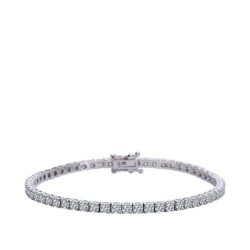 4.40 Carat Diamond Tennis Bracelet - 1