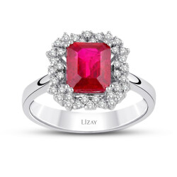 6.58 Carat Diamond Ruby Ring - 1