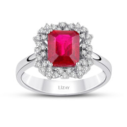 6.58 Carat Diamond Ruby Ring 