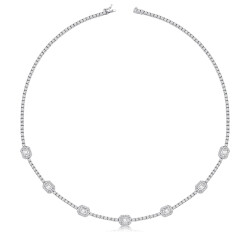 7.22 Carat Diamond Necklace 