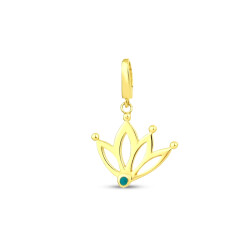 Altın Lotus Charm - 1