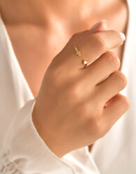 Gold Arrow Ring - 3